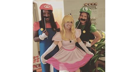 Mario Luigi And Princess Peach Halloween Costumes For