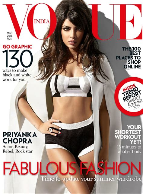 priyanka chopra vogue magazine hot celebrity pic