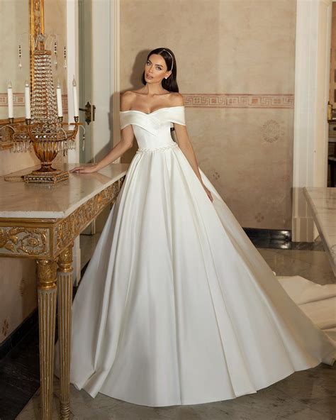 shoulder wedding dresses  bridal   shoulder