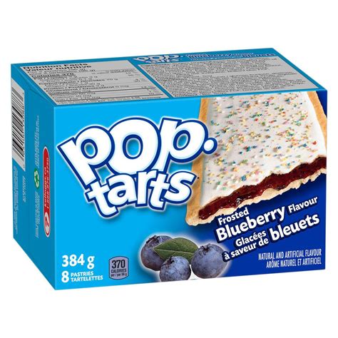 kellogg s pop tarts toaster pastries frosted blueberry 384 g 8