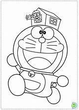 Doraemon Mewarnai Kartun Sketsa Dinokids Gambarcoloring Kumpulan Colouring Putih Hitam Dora Emon sketch template