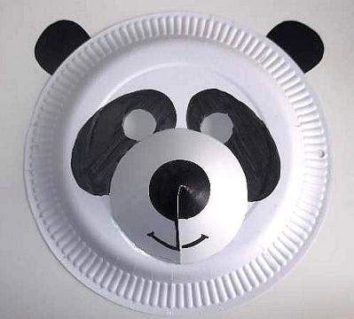 craft animal paper plate masks
