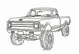 Truck Coloring Pages Colouring Drawing Drawings Chevy Sheets Kids Trucks Car 1985 Chevrolet Gmc Blueprints Pickup Family Visit Digi Cool sketch template