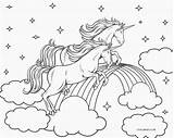 Einhorn Unicorno Regenbogen Malvorlage Malvorlagen Arcobaleno Stampare Cool2bkids sketch template