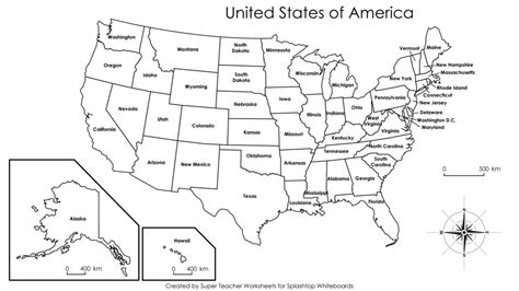 large printable united states map printable  maps