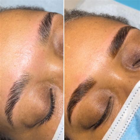 eyebrow wax  tint   stunning transformation