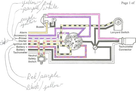 wiring diagram mercury outboard ignition switch