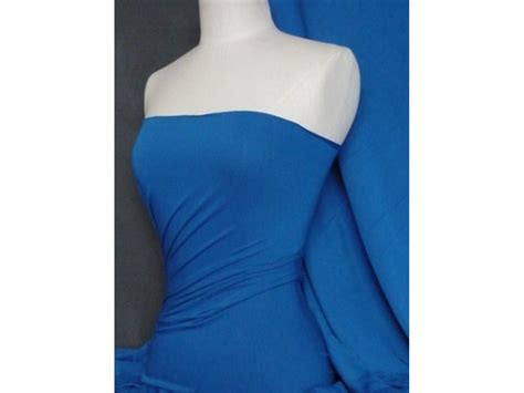 viscose stretch fabric material french blue vsc rbl
