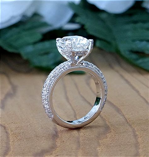 carat cushion diamond engagement ring limpid jewelry