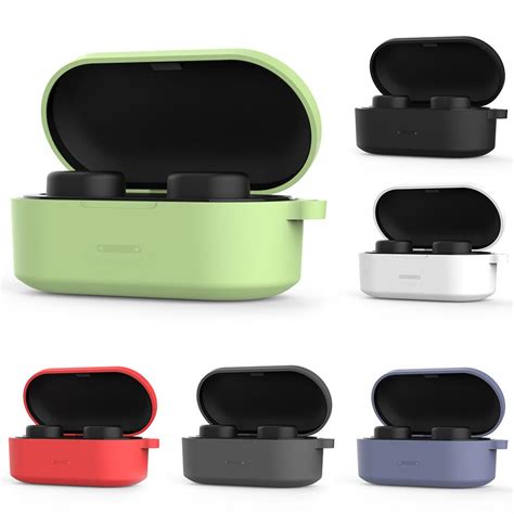bluetooth earphone silicone protective case storage box  qcy tsqstcearphone accessories