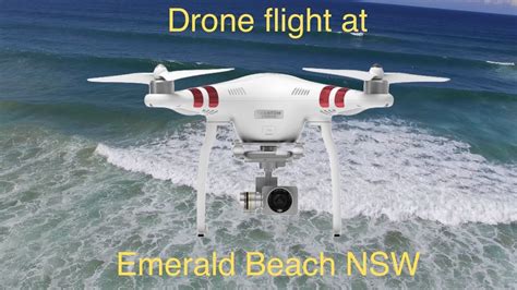 drone flight  emerald beach australia youtube