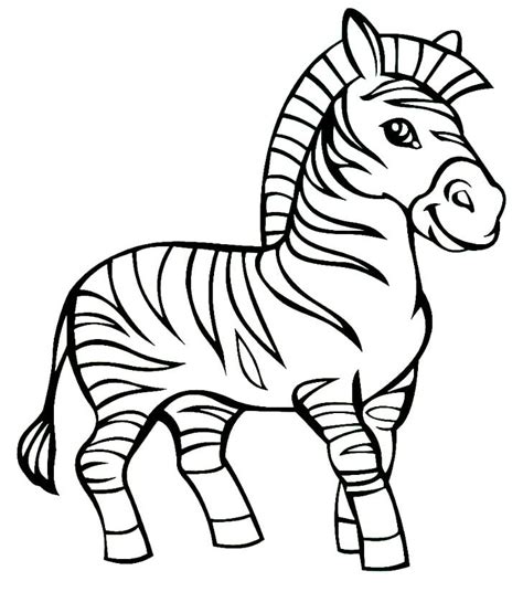 cartoon zebra pages coloring pages