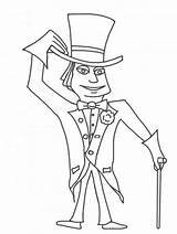 Wonka Willy Coloring Pages Charlie Chocolate Factory Printable Oompa Loompa Drawing Color Getdrawings Getcolorings Ferngully Chaplin Christmas Silhouette Clipart Sketch sketch template