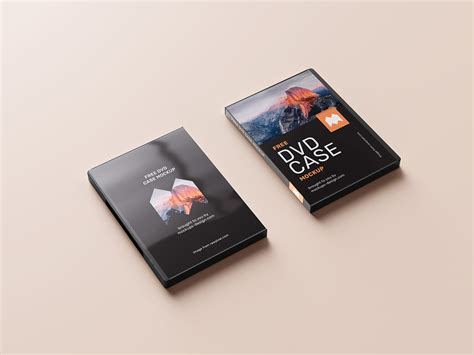 dvd case mockup mockups design  premium mockups