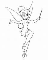 Tinkerbell Wand Her Coloring Magic Pixie Spread Ready Netart Drawing Pages Disney Fairy Getdrawings Adult sketch template