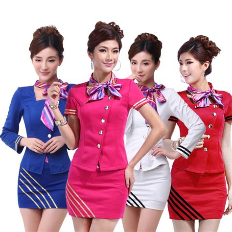 newest style fashion sexy multi color hotel work clothes