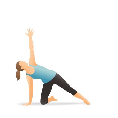 yoga pose side plank   knee pocket yoga