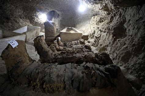 ancient burial chamber uncovered in egypt with 17 mummies so far