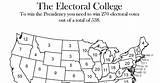 Electoral College Map Blank Election Template sketch template