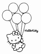 Hello Kitty Balloons Bubakids Holding Adorable Coloring Her Pages Say Appearance Makes Famous She Hey Girls Choose Board sketch template