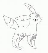 Umbreon Coloring Pages Pokemon Drawing Base Espeon Colorings Drawings Popular Getdrawings 保存 Coloringhome sketch template