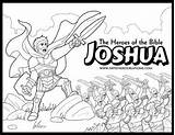 Coloring Bible Pages Joshua Heroes Kids Sunday School Sheets Leader Adam Eve Superhero Christian Adult Books Great Activities Sellfy Crafts sketch template