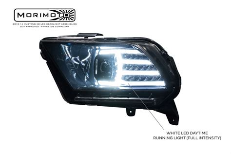 ford mustang   xb led headlights dropgearz motorsports