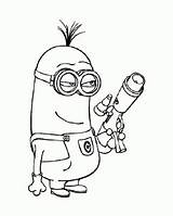 Despicable Coloring Pages Kids Printable Color Print Simple Children Gif Justcolor Nggallery sketch template