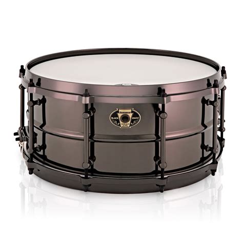 Ludwig 14 X 6 5 Black Magic Beaded Brass Snare Drum At