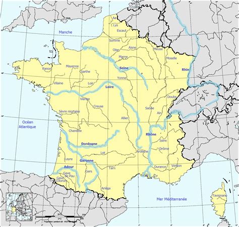 filefrance fluvial wikimedia commons  carte fleuve france primanyccom
