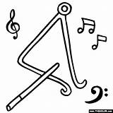 Musical Kolorowanki Instrumenty Muzyczne Instrumento Trojkat Triângulo Triangulo Pratos Thecolor Darmowe Dla Tudodesenhos sketch template