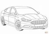 Ford Coloring Mondeo Pages Cars Mk Explorer Printable Book Template Supercoloring Fusion Drawing sketch template