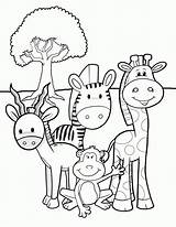 Animal sketch template
