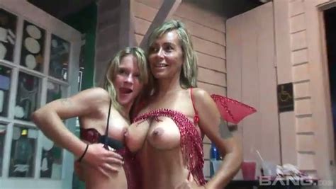 These Sluts Flash Their Breasts For Fun And They Are So