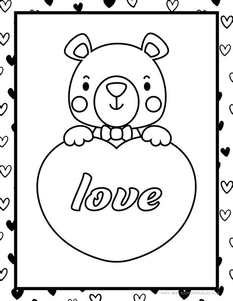printable  valentines day coloring pages  kids simply love