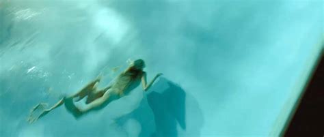 isabel lucas nude in the swimming pool from knight of cups movie scandal planet