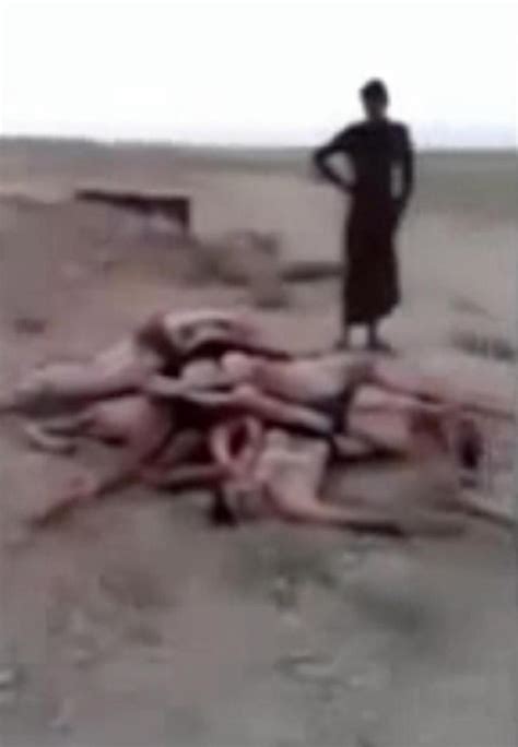 body piles dark fetish executed nude girls and men