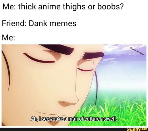 thicc anime thighs meme   sad     anime