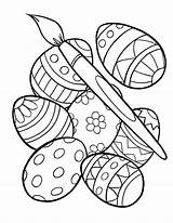 Easter Egg Coloring Pages Printable Kids sketch template