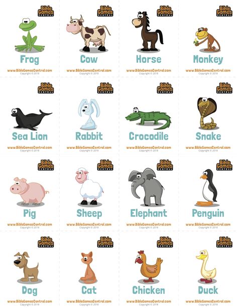 kidology  noahs ark preschool game print play animal match