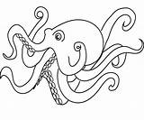 Octopus Coloring Pages Print sketch template