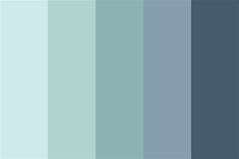 faded blue color palette