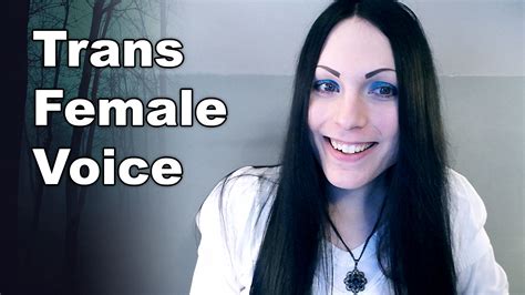 finding your female voice male to female transgender