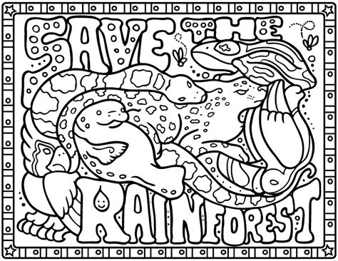rainforest coloring pages  coloring pages  kids