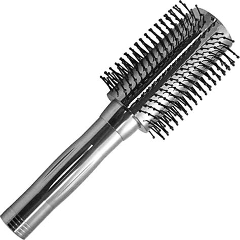 Discreet Sensations Vibrating Hairbrush Plus 9 Silver