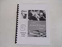 oster bread machine manual model  reprint plastic comb amazoncom books