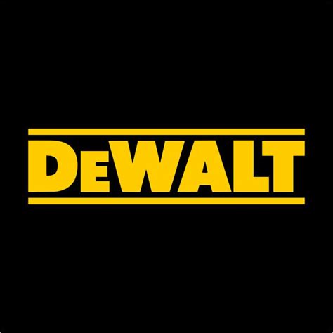 dewalt logo vinyl decal logo car truck window tumbler cooler home