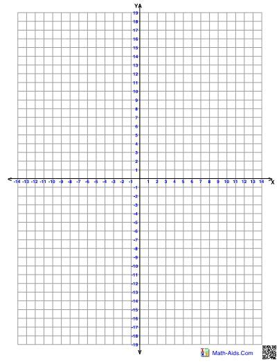 graphing paper  quadrants printable printable graph paper