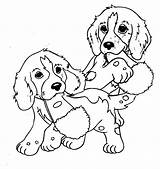 Cani Cane Segno Adulti Matite Usate Dolcezza Vengono sketch template