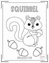 Aprilgolightly Squirrel sketch template